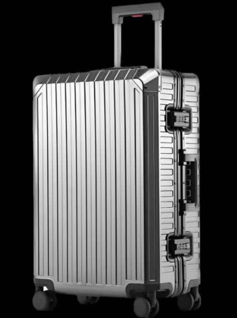 Smooth Aluminium Luggage (Gun Metal Grey)