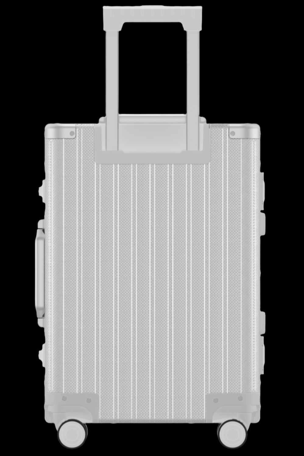 Diamond Aluminium Luggage (Silver)