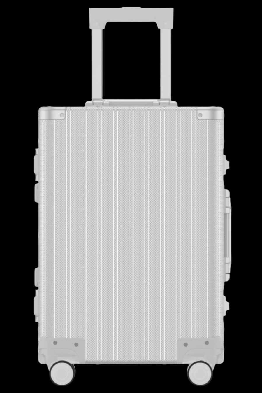 Diamond Aluminium Luggage (Silver)