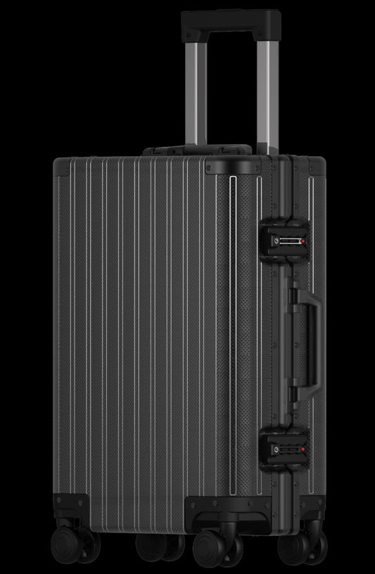 Diamond Aluminium Luggage (Black)