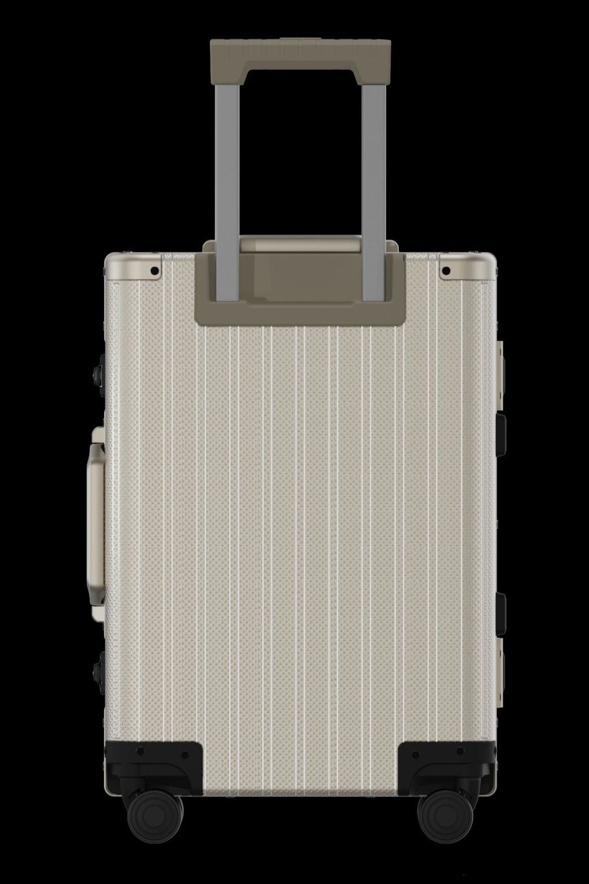 Diamond Aluminium Luggage (Champagne)