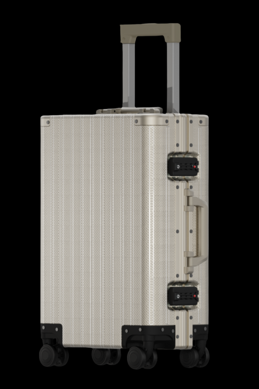 Diamond Aluminium Luggage (Champagne)